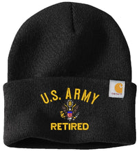 Load image into Gallery viewer, U.S. Military Carhartt WatchCap 2.0 Beanie (Army, Navy, Air Force) - Veteran - Retired