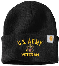 Load image into Gallery viewer, U.S. Military Carhartt WatchCap 2.0 Beanie (Army, Navy, Air Force) - Veteran - Retired