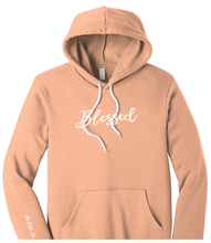Load image into Gallery viewer, Blessed Hoodie w/ #s 6:24-26 on Right Sleeve