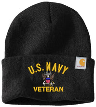 Load image into Gallery viewer, U.S. Military Carhartt WatchCap 2.0 Beanie (Army, Navy, Air Force) - Veteran - Retired