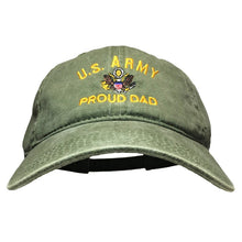 Load image into Gallery viewer, US Army - Proud Dad - Pigment Dyed (Faded) Washed Dad Hat