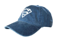 Load image into Gallery viewer, SUPER DAD - Embroidered Baseball Cap Adjustable Dad Hat - Washed Pigment Dyed (Faded) Garment - Low Profile