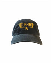 Load image into Gallery viewer, Top Gun - Washed Pigment Dyed (Faded) Baseball Cap/Dad Hat