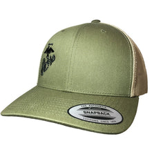 Load image into Gallery viewer, Military Hat - EGA - Trucker Hat