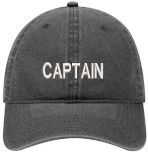 CAPTAIN - Embroidered Baseball Cap Adjustable Dad Hat