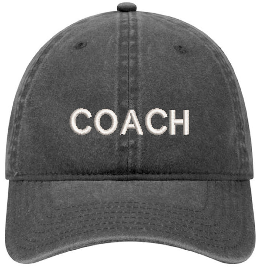 COACH - Embroidered Baseball Cap Adjustable Dad Hat