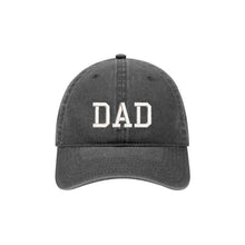 Load image into Gallery viewer, DAD - Embroidered Baseball Cap Adjustable Dad Hat - Washed Pigment Dyed (Faded) Garment - Low Profile
