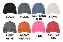 Load image into Gallery viewer, LA Upside Down Dad Hat - Distressed Dad Hat (Smaller Logo)
