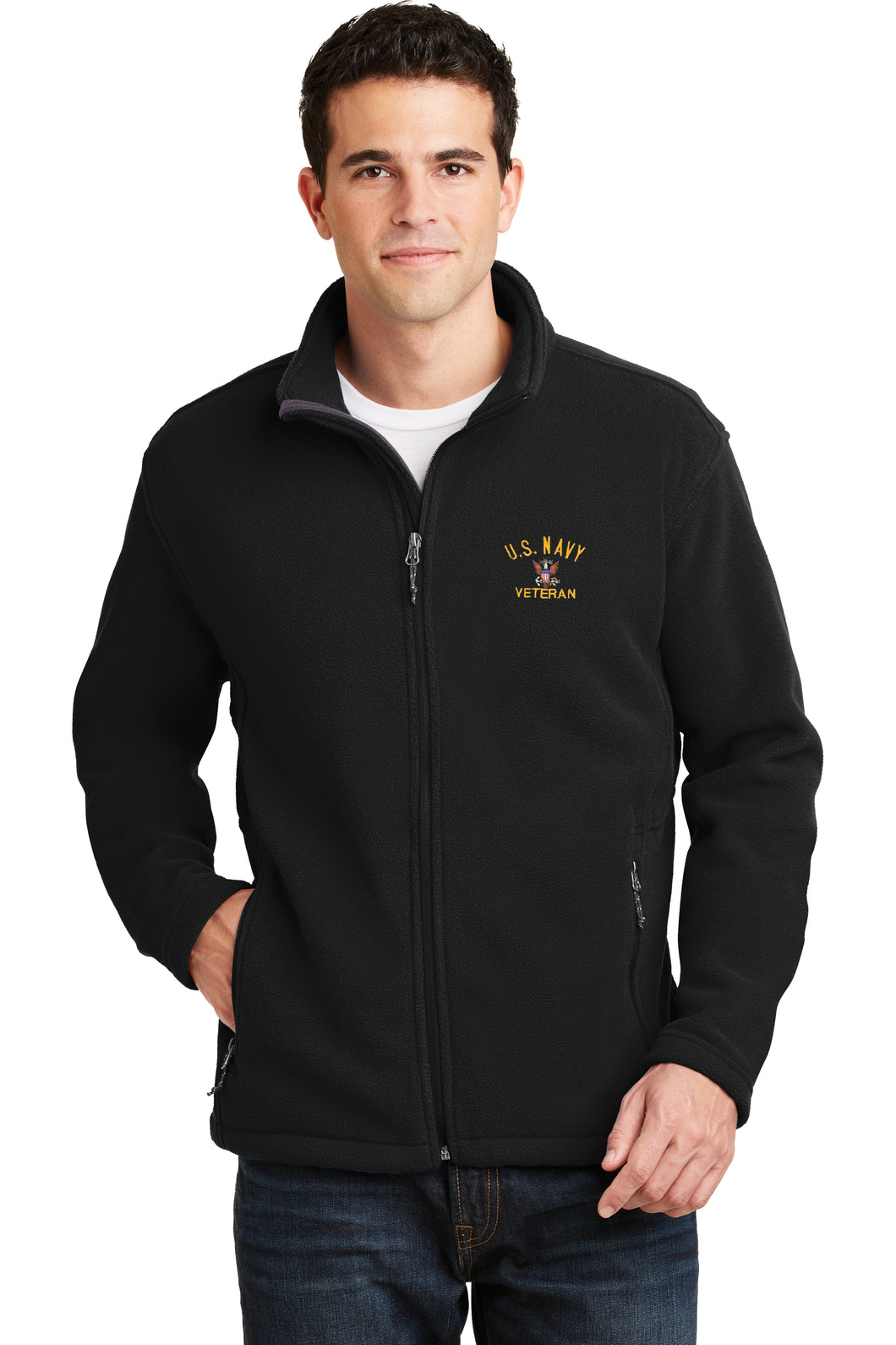 US Navy Veteran Fleece Jacket