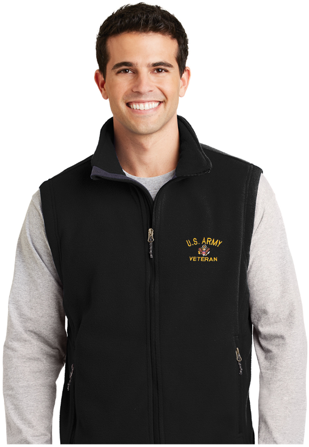 US Army Veteran Fleece Vest