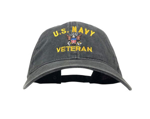 US Navy Retired Washed Dad Hat