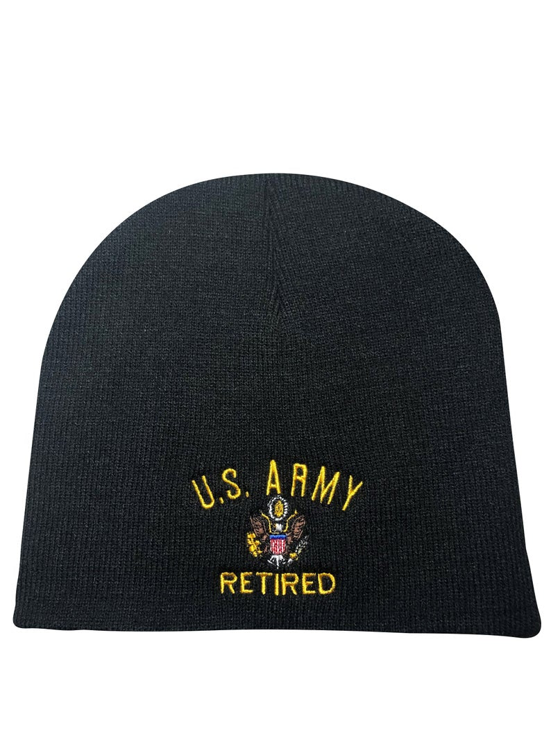 US Army Retired Beanie - Flat 8.5