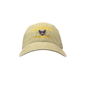 US Navy Retired Washed Dad Hat