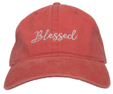 Load image into Gallery viewer, Blessed - Dad Hat Washed (Faded Color)
