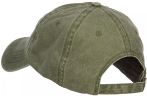 U.S. Army Veteran Military Embroidered Washed Dad Hat - Olive